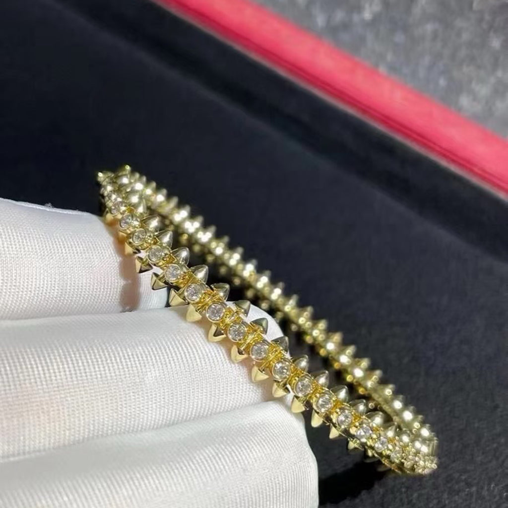[⭐Hyrra Jewelry]CLASH  BRACELET 8MM DIAMONDS