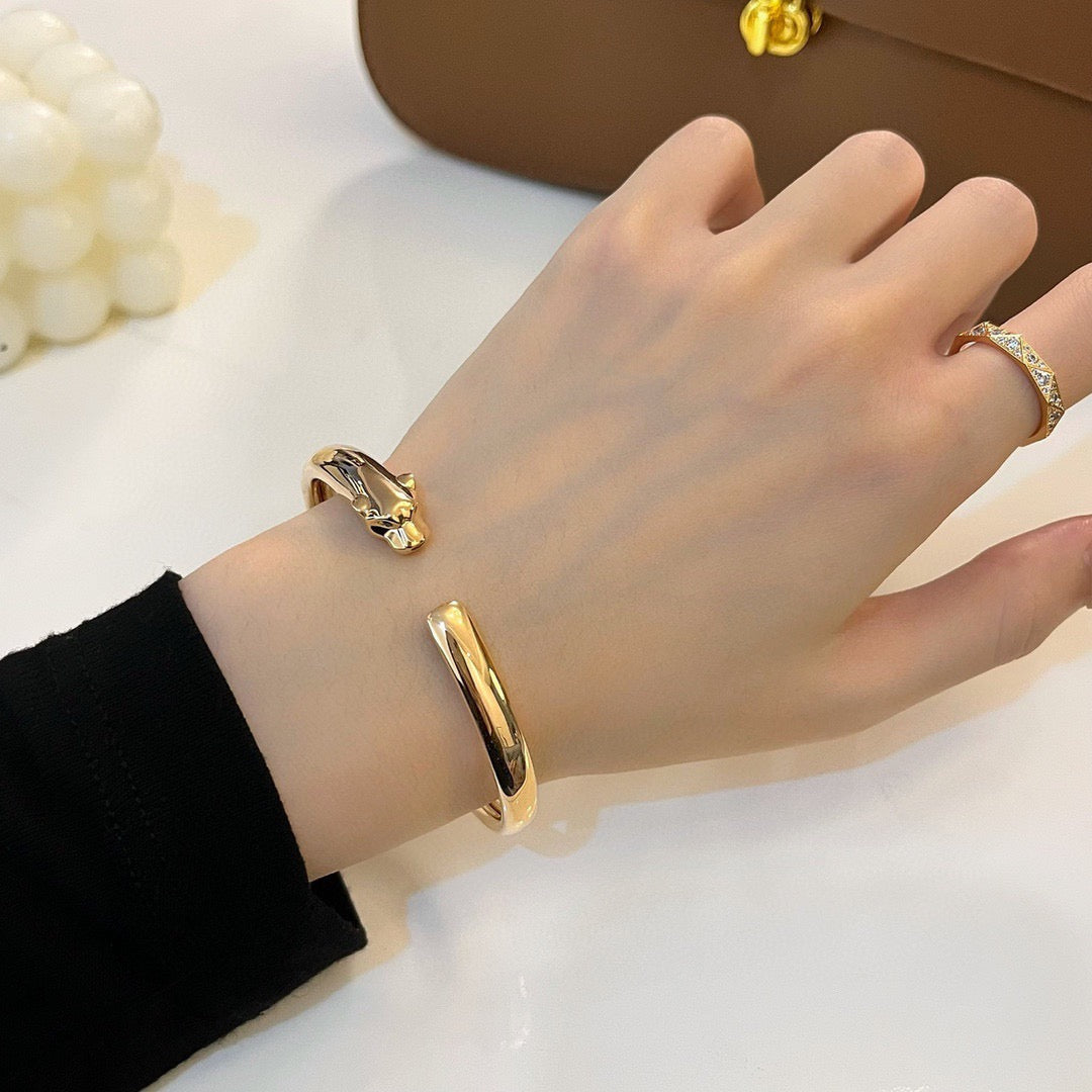 [⭐Hyrra Jewelry]PANTHERE OPEN BRACELET