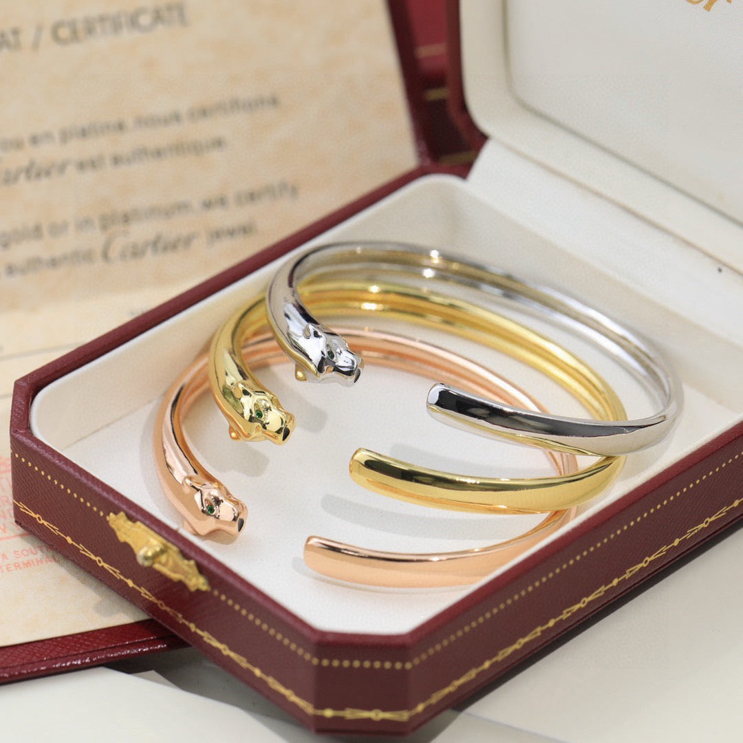 [⭐Hyrra Jewelry]PANTHERE OPEN BRACELET