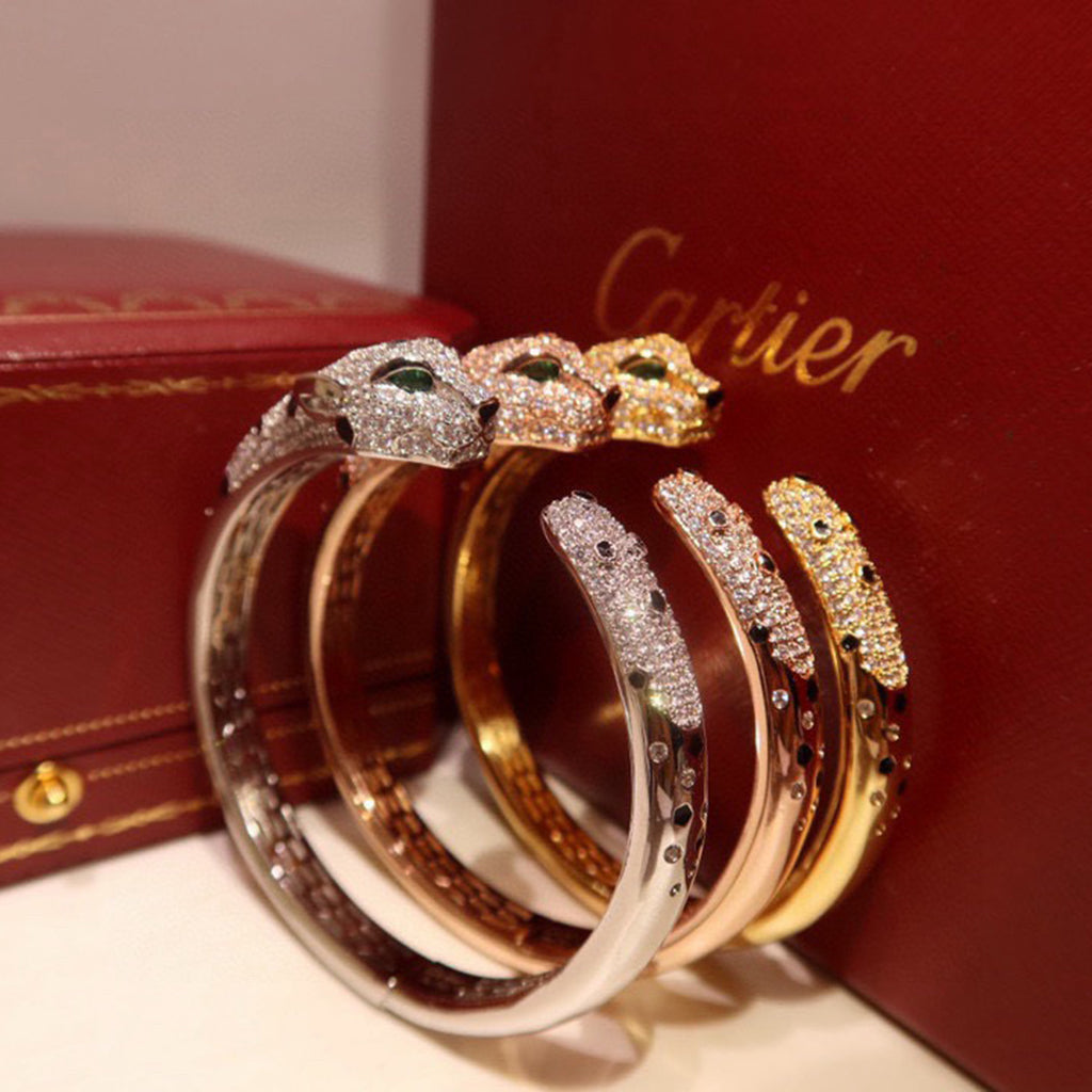 [⭐Hyrra Jewelry]PANTHERE BIG BRACELET DIAMONDS