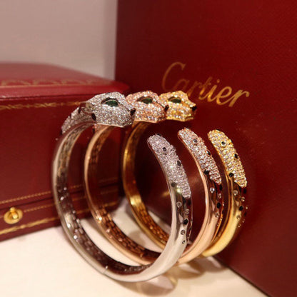 [⭐Hyrra Jewelry]PANTHERE BIG BRACELET DIAMONDS