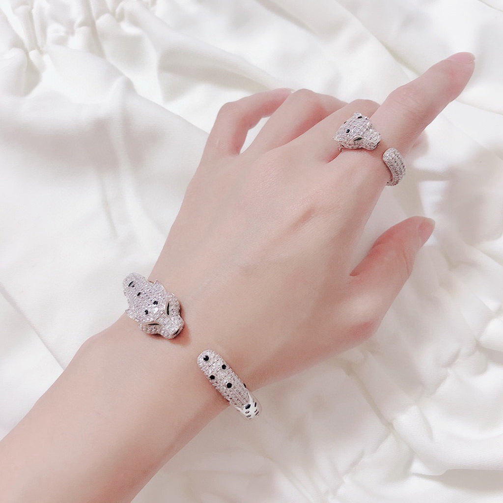 [⭐Hyrra Jewelry]PANTHERE BIG BRACELET DIAMONDS
