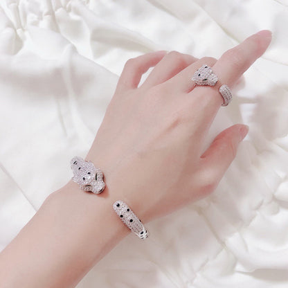 [⭐Hyrra Jewelry]PANTHERE BIG BRACELET DIAMONDS