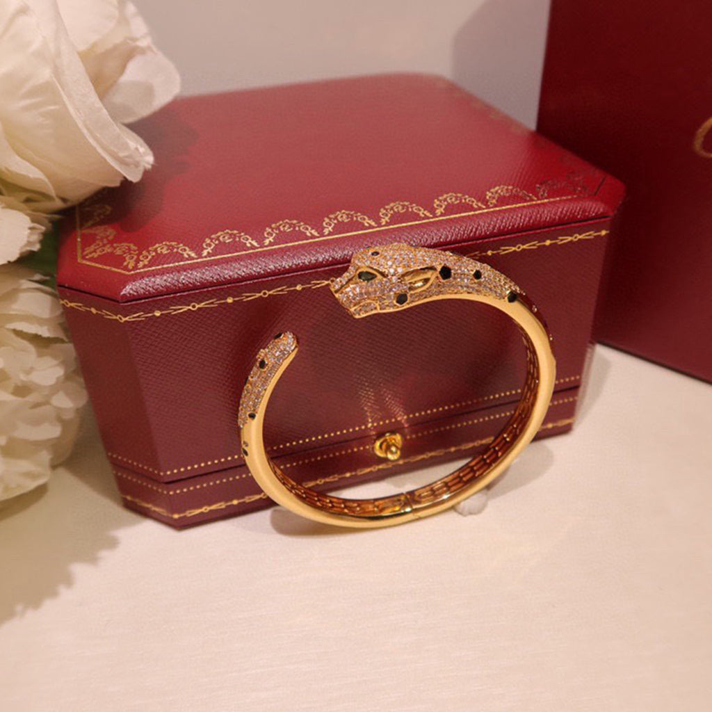 [⭐Hyrra Jewelry]PANTHERE BIG BRACELET DIAMONDS