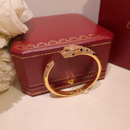 [⭐Hyrra Jewelry]PANTHERE BIG BRACELET DIAMONDS