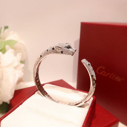 [⭐Hyrra Jewelry]PANTHERE BIG BRACELET DIAMONDS