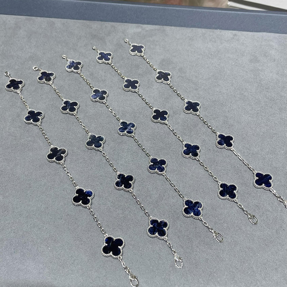 [⭐Hyrra Jewelry]CLOVER 5 MOTIF PIETERSITE BRACELET COLLECTION
