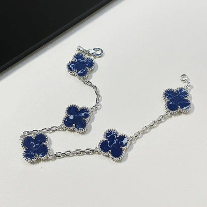 [⭐Hyrra Jewelry]CLOVER 5 MOTIF PIETERSITE BRACELET COLLECTION