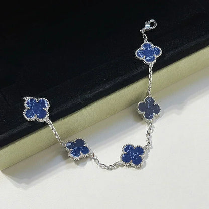 [⭐Hyrra Jewelry]CLOVER 5 MOTIF PIETERSITE BRACELET COLLECTION