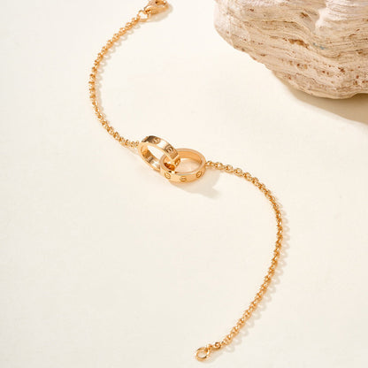[⭐Hyrra Jewelry]LOVE BRACELET DOUBLE RING