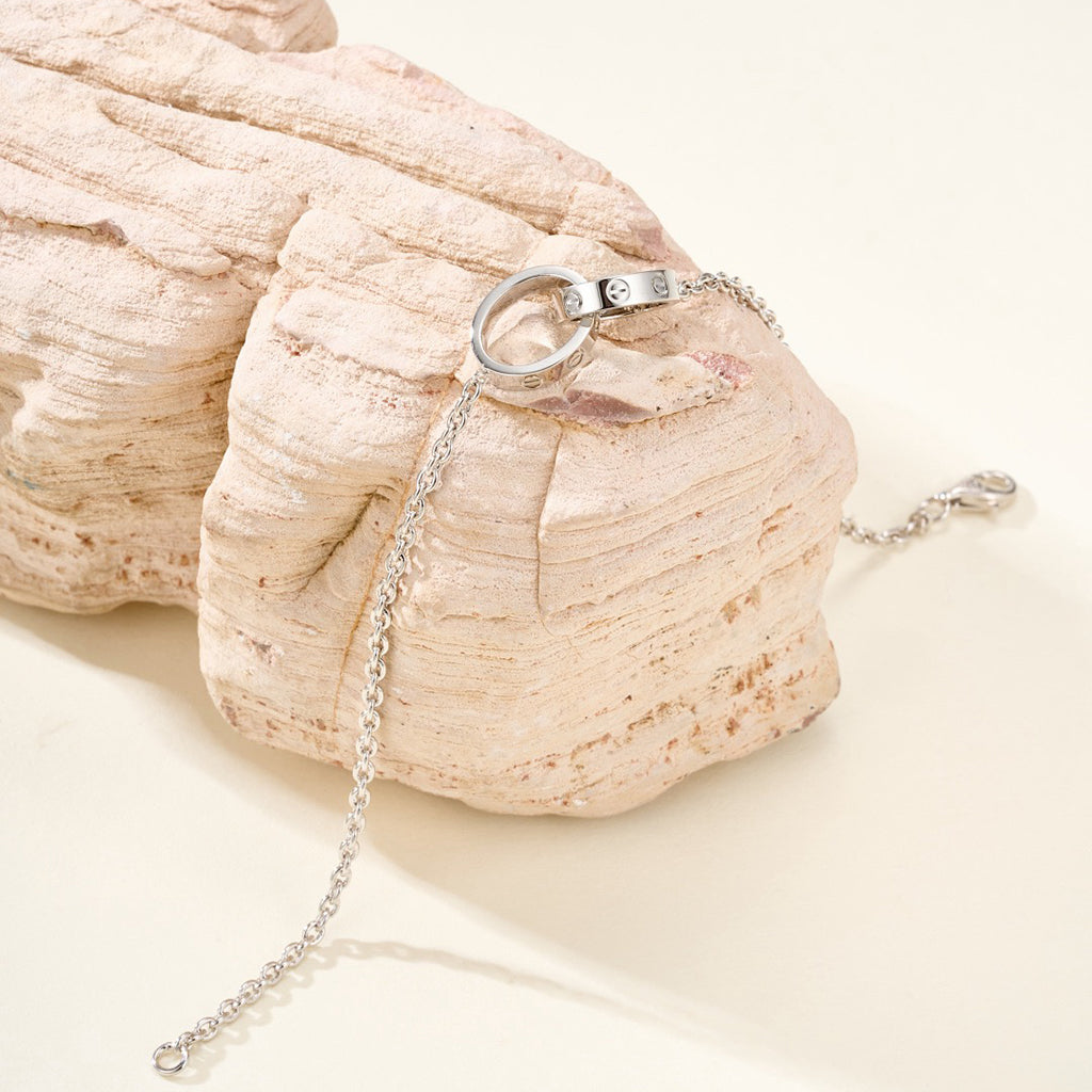 [⭐Hyrra Jewelry]LOVE BRACELET DOUBLE RING