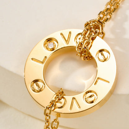 [⭐Hyrra Jewelry]LOVE BRACELET 2 DIAMOND