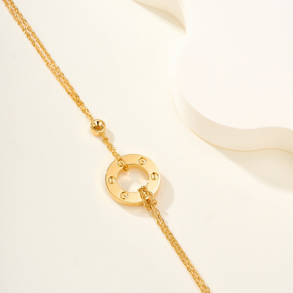 [⭐Hyrra Jewelry]LOVE BRACELET 2 DIAMOND