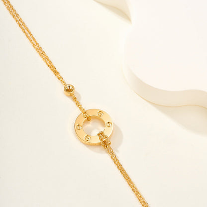 [⭐Hyrra Jewelry]LOVE BRACELET 2 DIAMOND