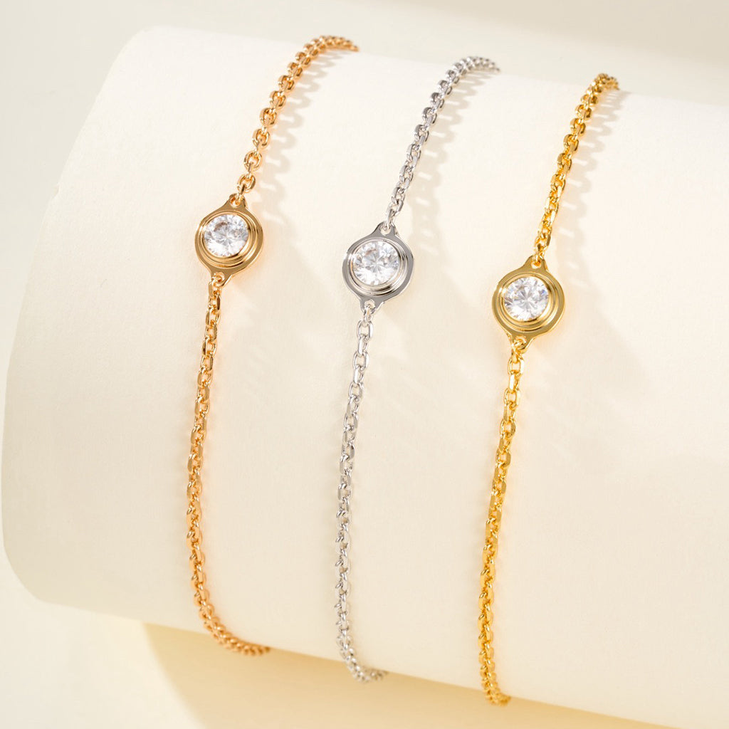 [⭐Hyrra Jewelry]DAMOUR BRACELET 1 DIAMOND
