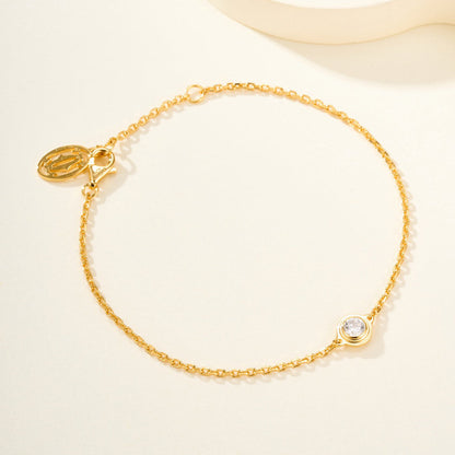 [⭐Hyrra Jewelry]DAMOUR BRACELET 1 DIAMOND