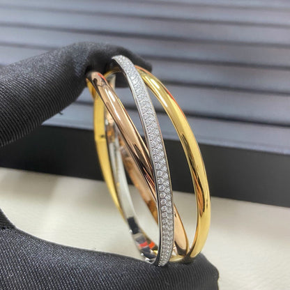 [⭐Hyrra Jewelry]TRINITY 2.8MM SMALL BRACELET