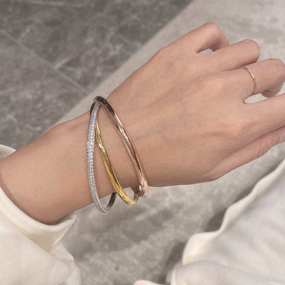 [⭐Hyrra Jewelry]TRINITY 2.8MM SMALL BRACELET