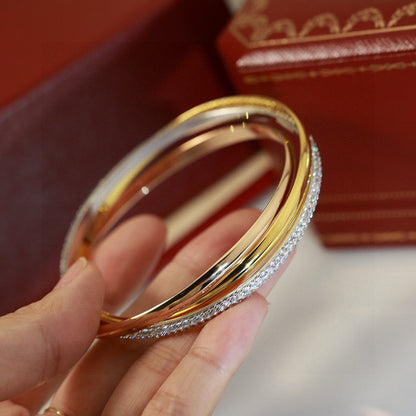 [⭐Hyrra Jewelry]TRINITY 2.8MM SMALL BRACELET