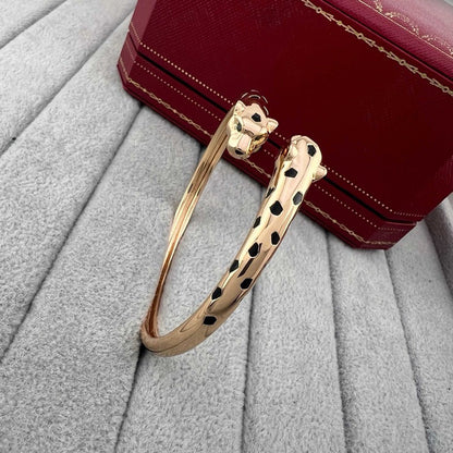 [⭐Hyrra Jewelry]PANTHERE DOUBLE HEADED OPEN BRACELET