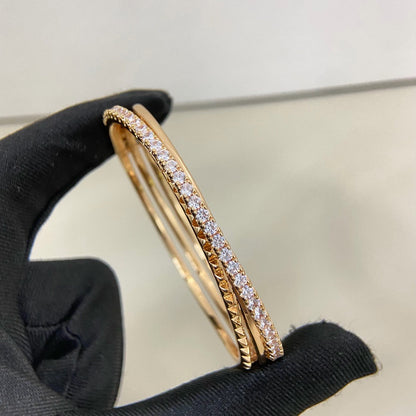 [⭐Hyrra Jewelry]ETINCELLE HALF-PAVED DIAMOND BRACELET