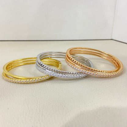 [⭐Hyrra Jewelry]ETINCELLE HALF-PAVED DIAMOND BRACELET