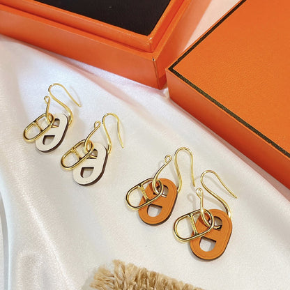 [⭐Hyrra Jewelry]HM O'MAILLON GOLD EARRINGS