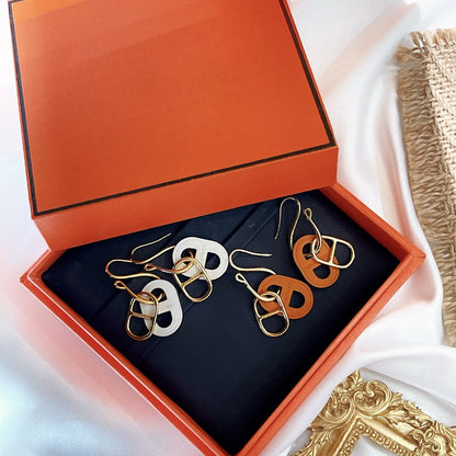 [⭐Hyrra Jewelry]HM O'MAILLON GOLD EARRINGS