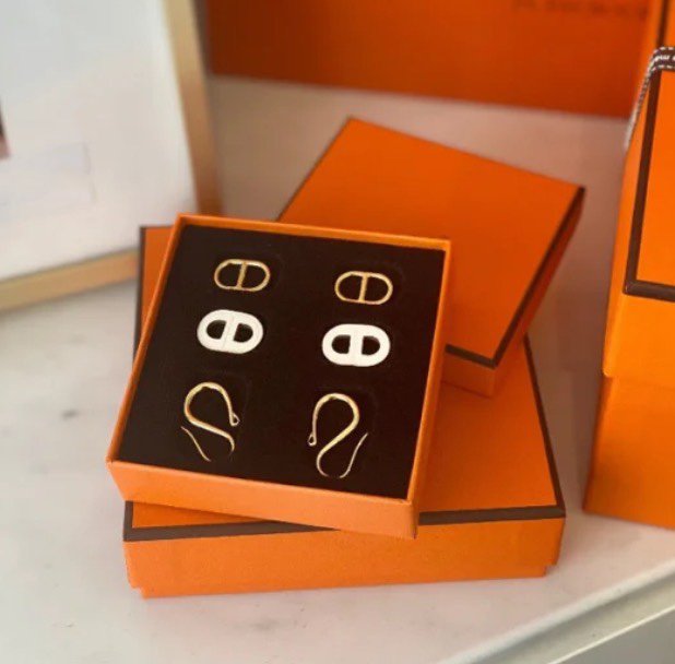 [⭐Hyrra Jewelry]HM O'MAILLON GOLD EARRINGS