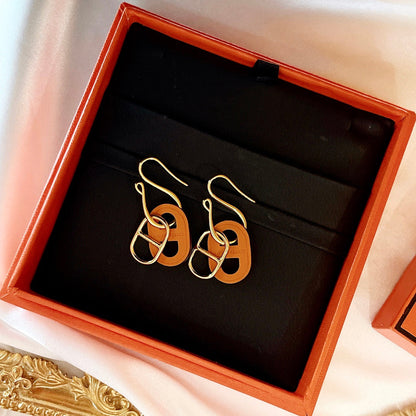 [⭐Hyrra Jewelry]HM O'MAILLON GOLD EARRINGS
