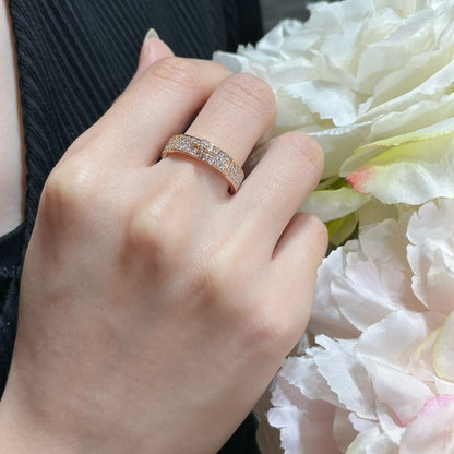 [⭐Hyrra Jewelry]KELLY PINK GOLD DIAMOND RING