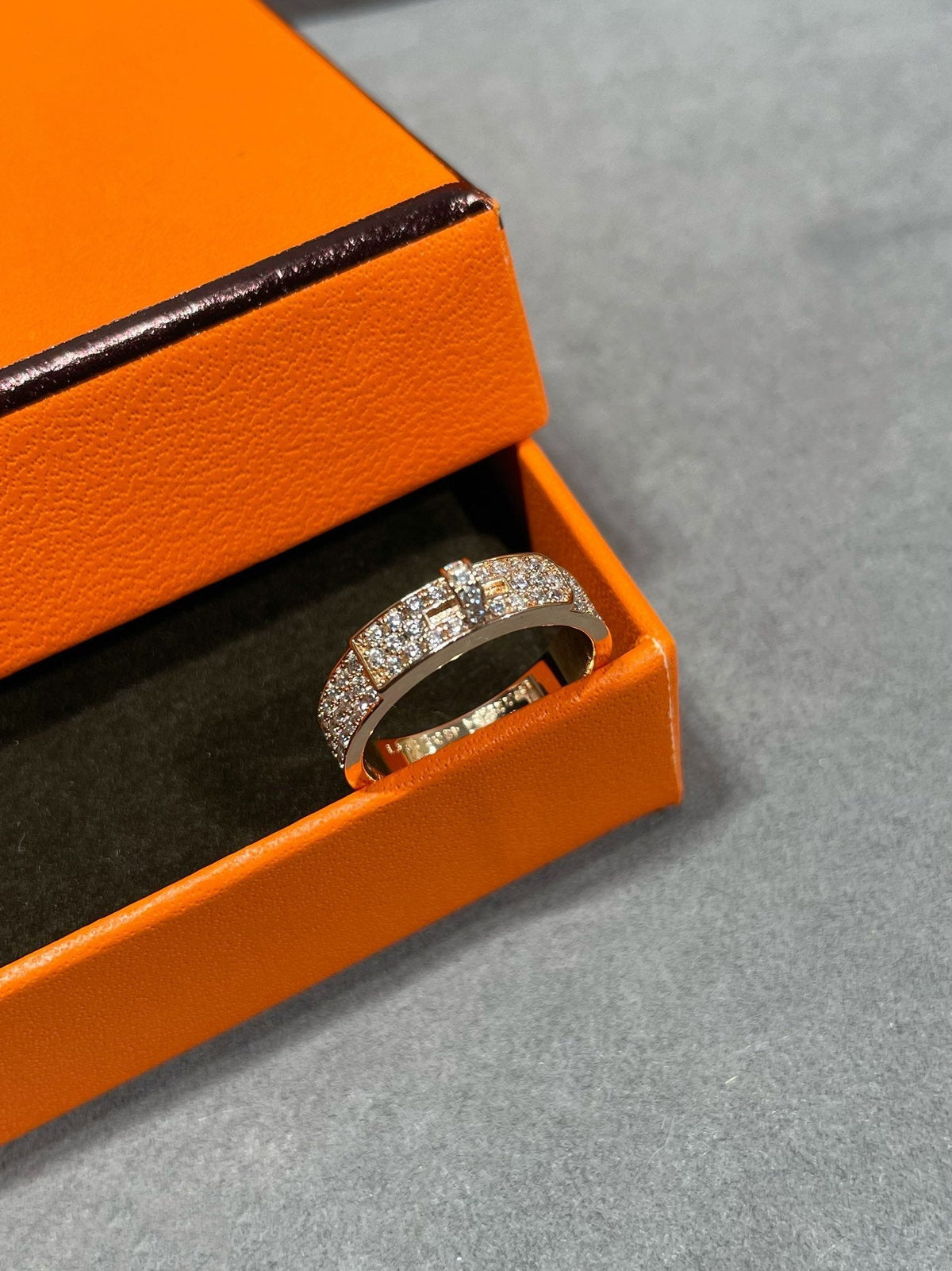 [⭐Hyrra Jewelry]KELLY PINK GOLD DIAMOND RING