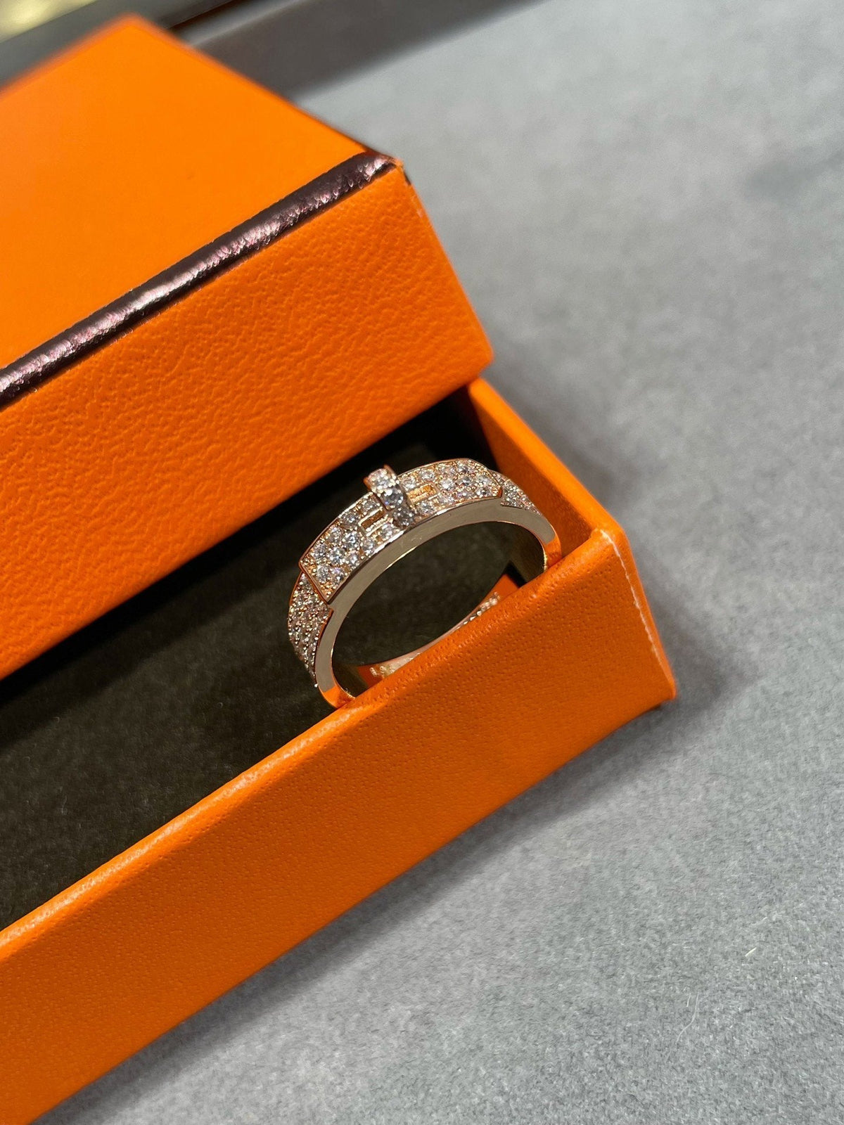 [⭐Hyrra Jewelry]KELLY PINK GOLD DIAMOND RING