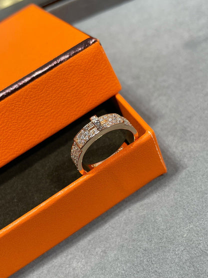 [⭐Hyrra Jewelry]KELLY PINK GOLD DIAMOND RING