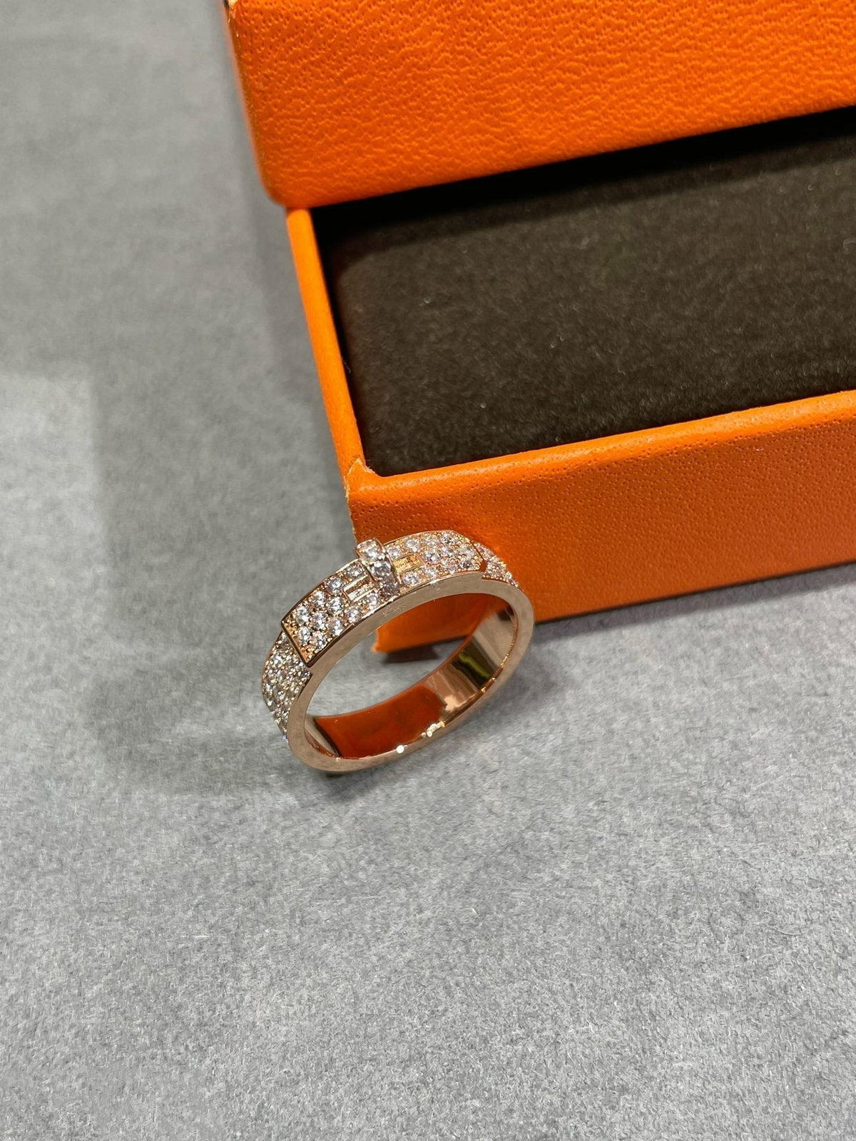 [⭐Hyrra Jewelry]KELLY PINK GOLD DIAMOND RING