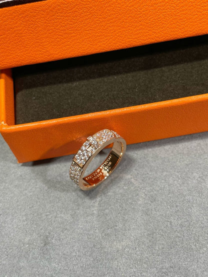 [⭐Hyrra Jewelry]KELLY PINK GOLD DIAMOND RING