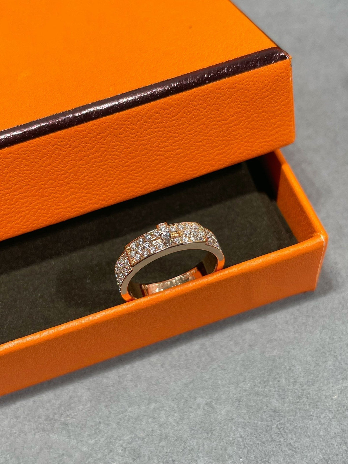 [⭐Hyrra Jewelry]KELLY PINK GOLD DIAMOND RING
