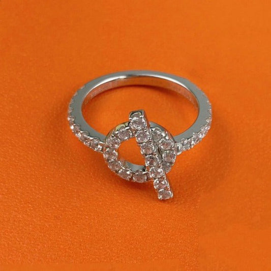 [⭐Hyrra Jewelry]ECHAPPEE RING SILVER DIAMOND