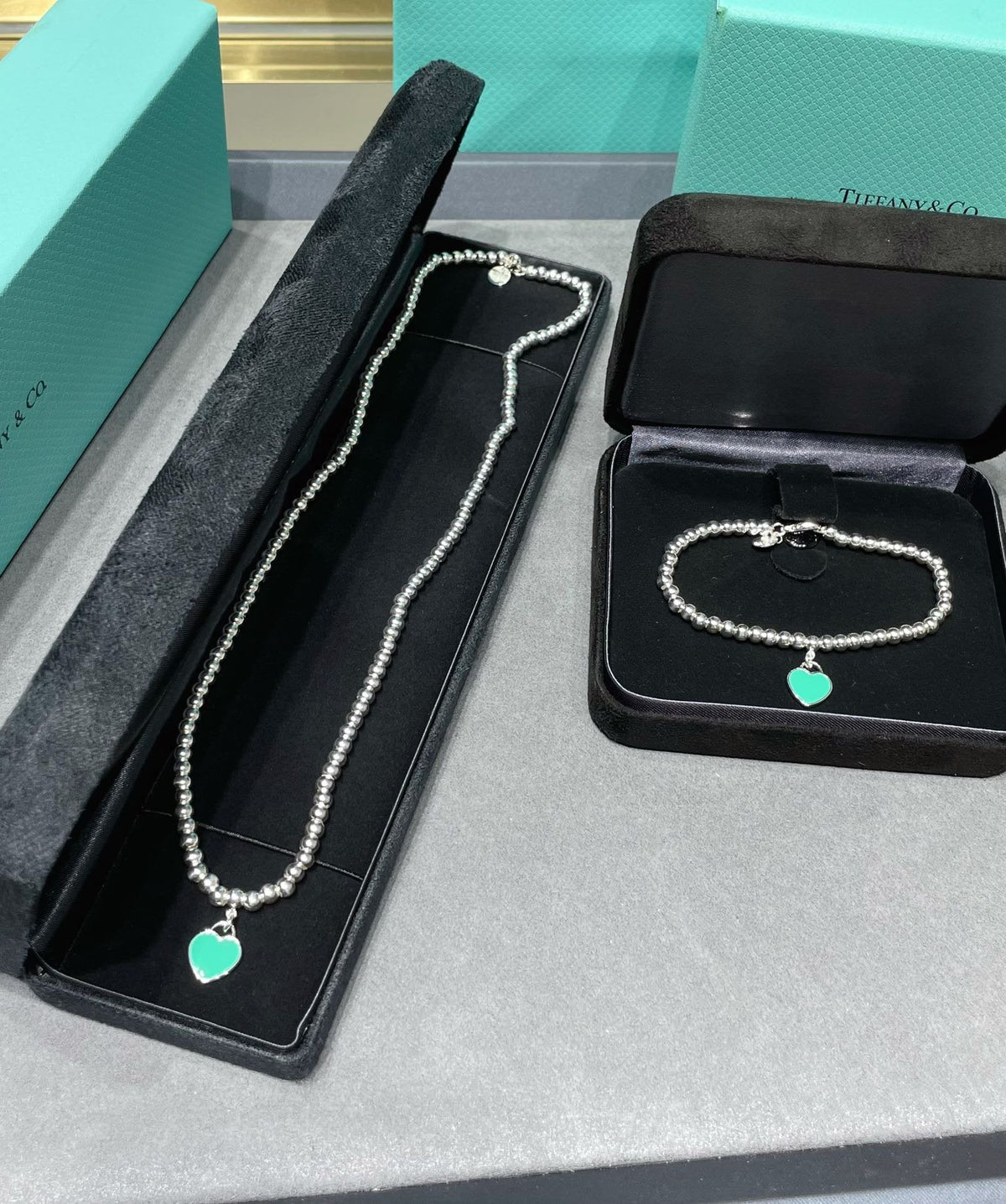 [Hyrra Jewelry]RETURN TO TIF SILVER BEAD NECKLACE