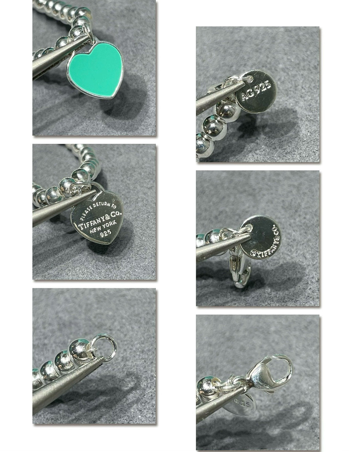 [Hyrra Jewelry]RETURN TO TIF SILVER BEAD NECKLACE