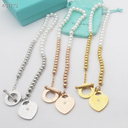 [Hyrra Jewelry]RETURN TO TIF HEART TAF BEAD PEARL BRACELET