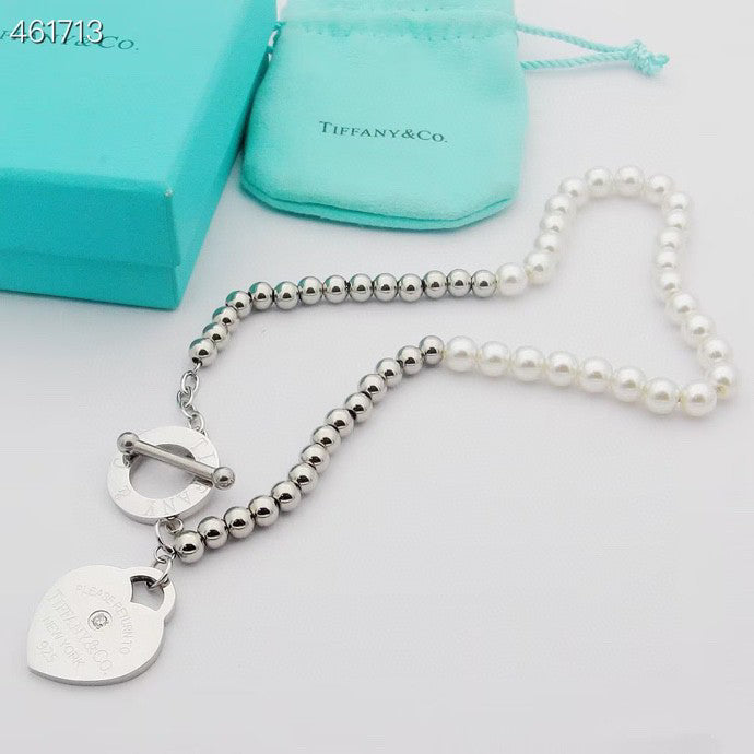 [Hyrra Jewelry]RETURN TO TIF HEART TAF BEAD PEARL BRACELET