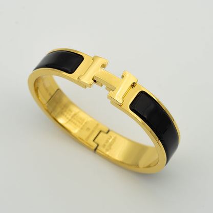 [⭐Hyrra Jewelry]H BLACK BRACELET