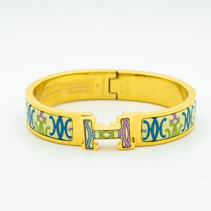 [⭐Hyrra Jewelry]H BRACELET BEIGE MULTICOLOR