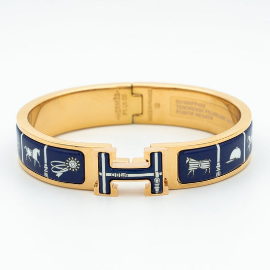 [⭐Hyrra Jewelry]H BRACELET BLUE CERAMIC