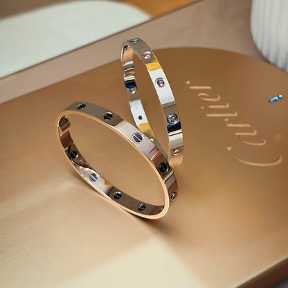 [⭐Hyrra Jewelry] 2026 RAINBOW LOVE BRACELET 6.1MM  10 DIAMONDS