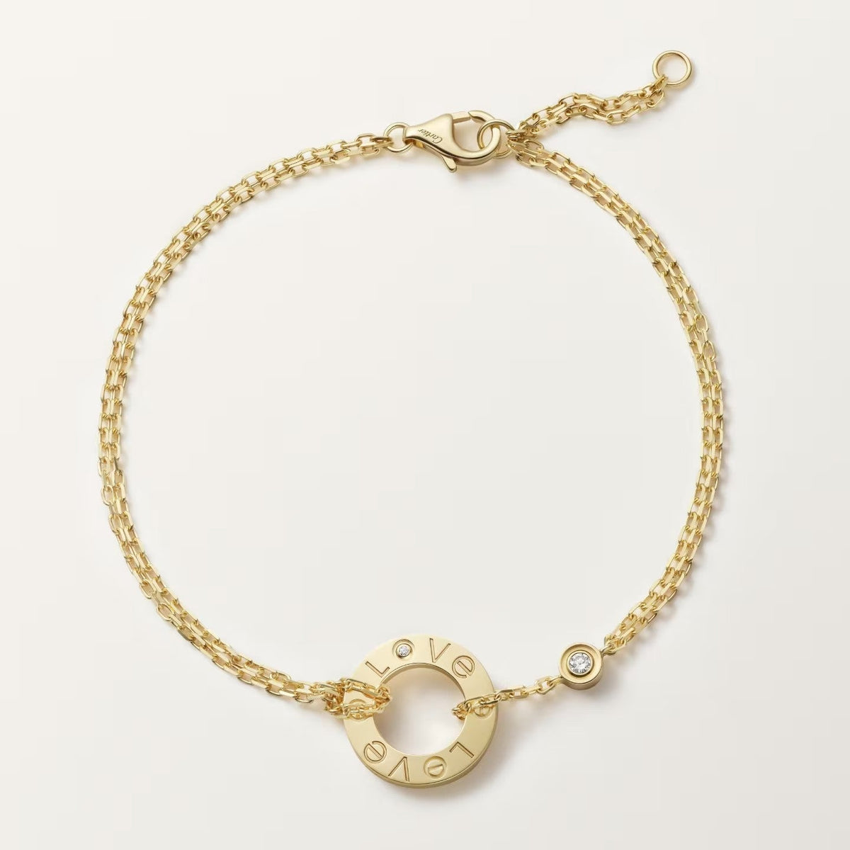 [⭐Hyrra Jewelry]LOVE BRACELET 2 DIAMOND