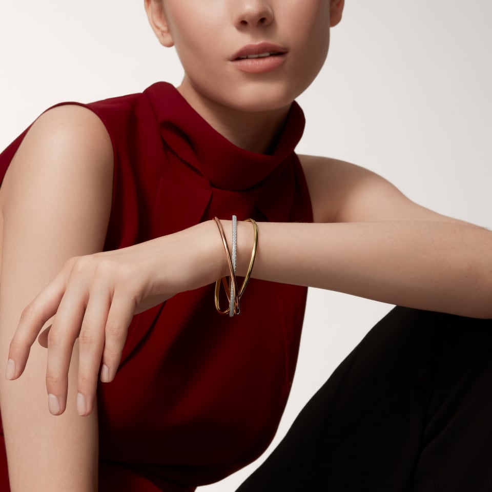 [⭐Hyrra Jewelry]TRINITY 2.8MM SMALL BRACELET
