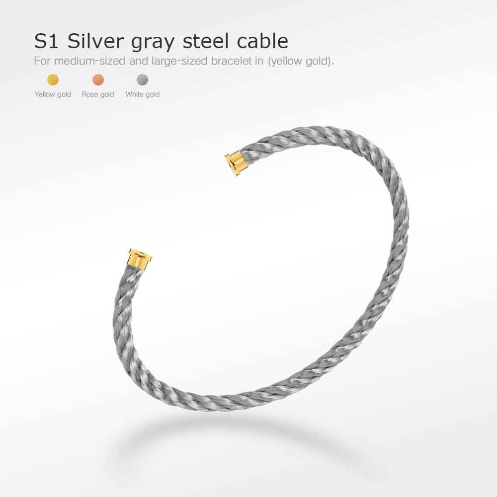 [⭐Hyrra Jewelry]FORCE SERIES BRACELET CABLES 50 CHOICES (DIY SELECTION)