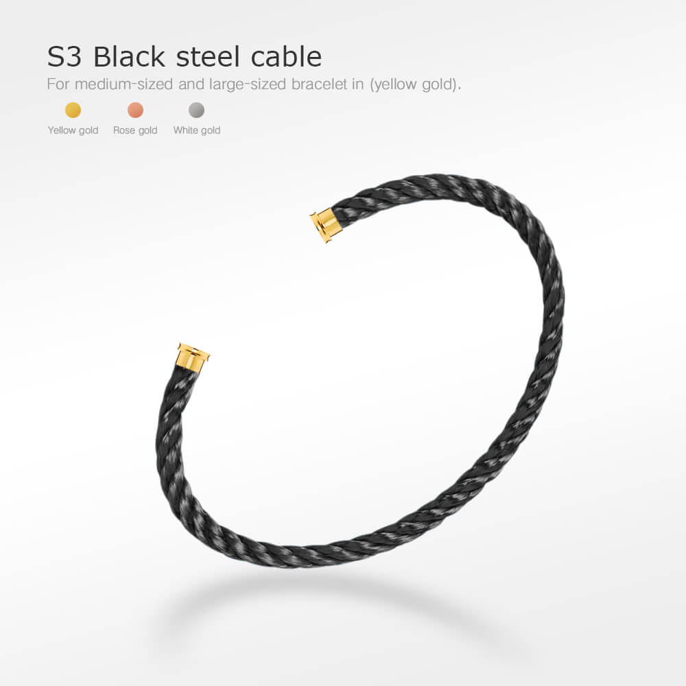 [⭐Hyrra Jewelry]FORCE SERIES BRACELET CABLES 50 CHOICES (DIY SELECTION)